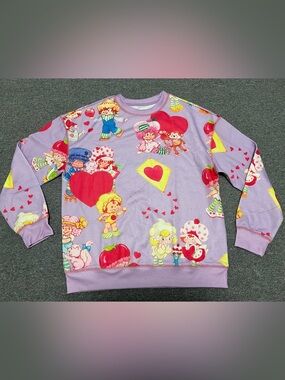 Strawberry shortcake Valentine’s Day Crewneck Sweatshirt Adult XS